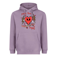 Lavender cooler than cupid Heavyweight Hoodie - MaliasSmallBusiness