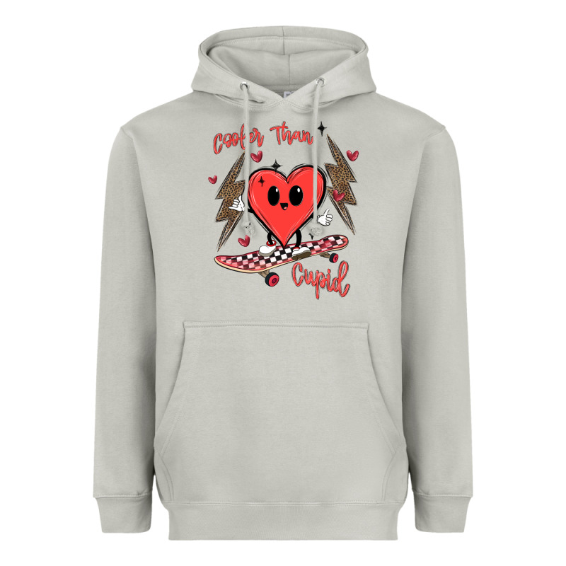 Cooler Than Cupid Heavyweight Hoodie by MaliasSmallBusiness | Teevron