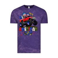 Cloud Purple All American Boy 4th july Vintage Tee - CowGirlArtShop