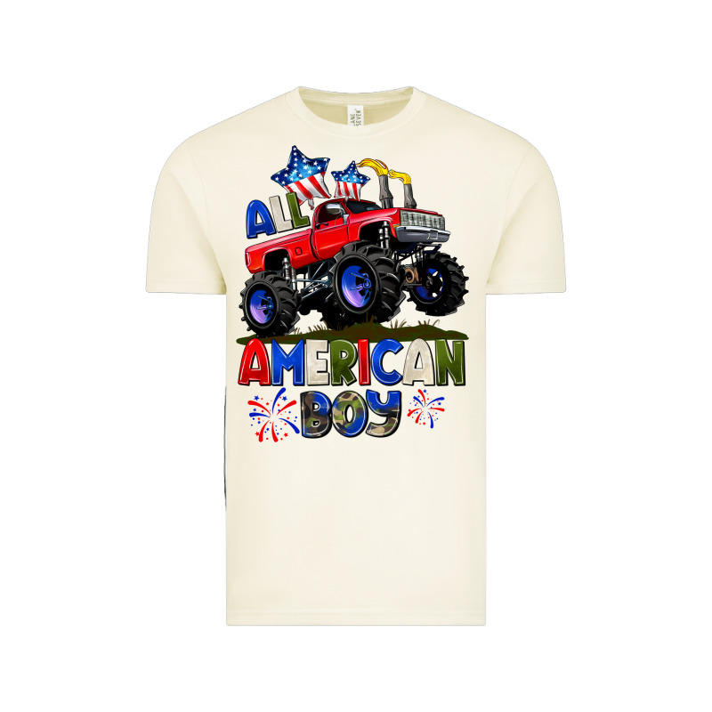 All American Boy 4th July Vintage Tee by CowGirlArtShop | Teevron