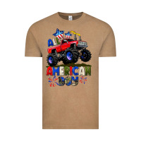 Vintage Coffee All American Boy 4th july Vintage Tee - CowGirlArtShop