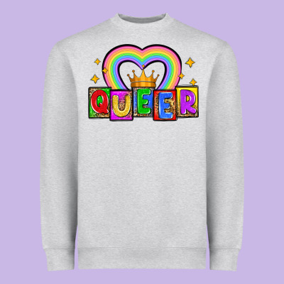 Queer Heavyweight Sweatshirt Designed By Zillion Design Studio