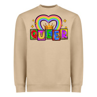 Mushroom queer Heavyweight Sweatshirt - Zillion Design Studio