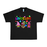 Black lgbtq love is love gnomes Urban Heavy Tee - HRA Design Shop