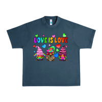 Midnight Navy lgbtq love is love gnomes Urban Heavy Tee - HRA Design Shop