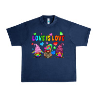 Navy lgbtq love is love gnomes Urban Heavy Tee - HRA Design Shop