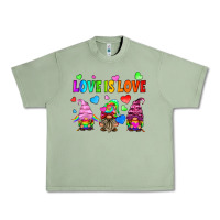 Oil Green lgbtq love is love gnomes Urban Heavy Tee - HRA Design Shop