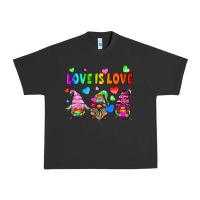 Pigment Black lgbtq love is love gnomes Urban Heavy Tee - HRA Design Shop