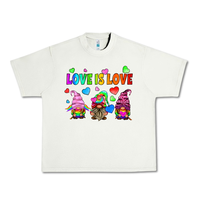 Lgbtq Love Is Love Gnomes Urban Heavy Tee by HRA Design Shop | Teevron