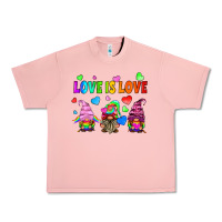 Salmon lgbtq love is love gnomes Urban Heavy Tee - HRA Design Shop