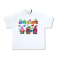 White lgbtq love is love gnomes Urban Heavy Tee - HRA Design Shop