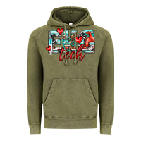 Vintage Olive ekg tech Vintage Hoodie - texasbilliewilder