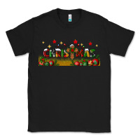 Black christmas with christmas cross libbey glass Classic Tee - BundleAndBundleShop