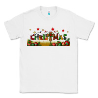 White christmas with christmas cross libbey glass Classic Tee - BundleAndBundleShop