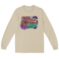 Mushroom Leopard, Cowhide, Wood Pattern Frame Long Sleeve Tee - Bettercallsaul