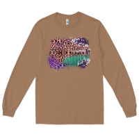 Toasted Coconut Leopard, Cowhide, Wood Pattern Frame Long Sleeve Tee - Bettercallsaul