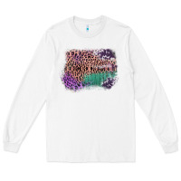 White Leopard, Cowhide, Wood Pattern Frame Long Sleeve Tee - Bettercallsaul