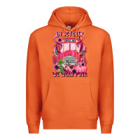 Carrot in october we wear pink halloween school bus Premium Hoodie - LillyAllenDesigns