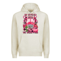 Oatmeal Heather in october we wear pink halloween school bus Premium Hoodie - LillyAllenDesigns