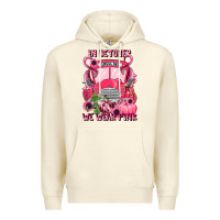Sandshell in october we wear pink halloween school bus Premium Hoodie - LillyAllenDesigns