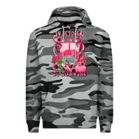 Slate Camo in october we wear pink halloween school bus Premium Hoodie - LillyAllenDesigns