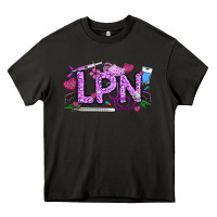 Asphalt Valentine LPN Heavy Core Tee - CowhideDigitalArt