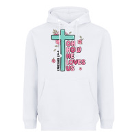 White oh how he loves us ephesians 2 4 8 Heavyweight Hoodie - MaliasSmallBusiness