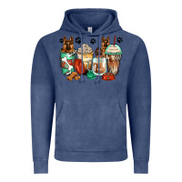 Vintage Denim german shepherds coffee cups Vintage Hoodie - Zillion Design Studio