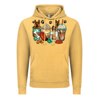 Vintage Mustard german shepherds coffee cups Vintage Hoodie - Zillion Design Studio