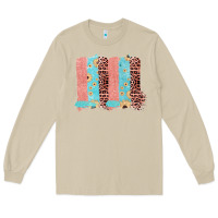 Mushroom Sunflower Leopard Jute Pattern Brushstrokes Long Sleeve Tee - Bettercallsaul