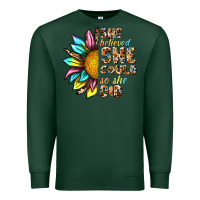 Sports Green she believed she could so she did Premium Sweatshirt - NancyCooperArtShop