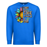 True Royal she believed she could so she did Premium Sweatshirt - NancyCooperArtShop