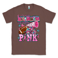 In October We Wear Cheer Pink Football Classic Tee | Teevron