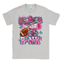 Moon Dust in october we wear cheer pink football Classic Tee - AdoDesignShop