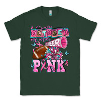 Sports Green in october we wear cheer pink football Classic Tee - AdoDesignShop