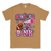 Toasted Coconut in october we wear cheer pink football Classic Tee - AdoDesignShop