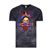 Cloud Black All American girl Vintage Tee - Neo Western