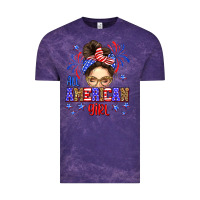 Cloud Purple All American girl Vintage Tee - Neo Western
