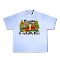 Grape Ice camping is my happy place caravan Urban Heavy Tee - BarkalooDesign