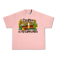 Salmon camping is my happy place caravan Urban Heavy Tee - BarkalooDesign