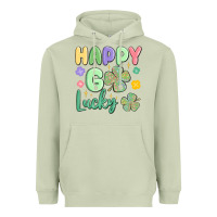 Matcha happy go lucky Heavyweight Hoodie - MaliasSmallBusiness