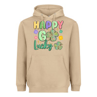 Mushroom happy go lucky Heavyweight Hoodie - MaliasSmallBusiness