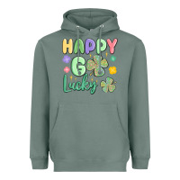 Sage happy go lucky Heavyweight Hoodie - MaliasSmallBusiness