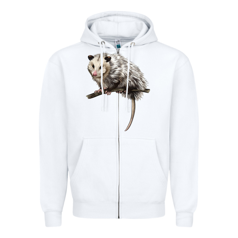 Opossum Zipper Hoodie by LillyAllenDesigns | Teevron