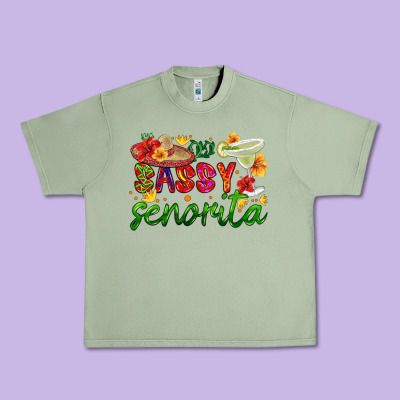 Sassy Senorita Urban Heavy Tee Designed By Hra Design Shop
