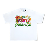 White sassy senorita Urban Heavy Tee - HRA Design Shop