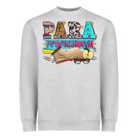 Heather Grey paraprofessional Heavyweight Sweatshirt - Zillion Design Studio