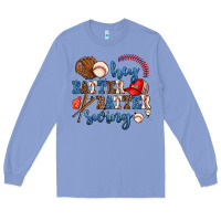 Colony Blue hey batter batter swing Long Sleeve Tee - AdoDesignShop