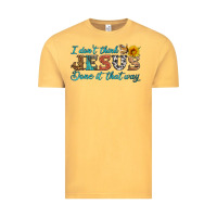 Vintage Mustard i don't think jesus done it that way Vintage Tee - HRA Design Shop