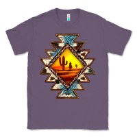 Lavender cowhide leopard sunset aztec Classic Tee - JahusDesignShop
